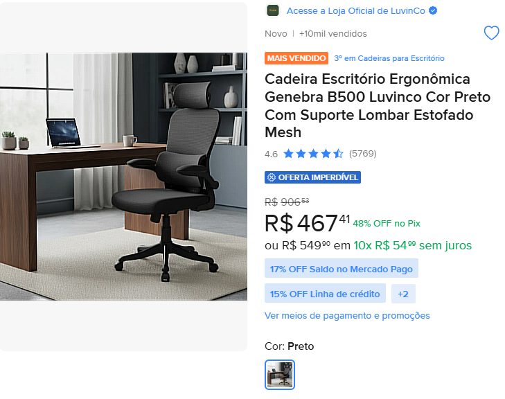 Cadeira Escritório Ergonômica Genebra B500 Luvinco Cor Preto Com Suporte Lombar Estofado MeshCadeira Escritório Ergonômica Genebra B500 Luvinco Cor Preto Com Suporte Lombar Estofado Mesh clip-icon Cadeira Escritório Ergonômica Genebra B500 Luvinco Cor Preto Com Suporte Lombar Estofado Mesh Cadeira Escritório Ergonômica Genebra B500 Luvinco Cor Preto Com Suporte Lombar Estofado Mesh Cadeira Escritório Ergonômica Genebra B500 Luvinco Cor Preto Com Suporte Lombar Estofado Mesh Cadeira Escritório Ergonômica Genebra B500 Luvinco Cor Preto Com Suporte Lombar Estofado Mesh Cadeira Escritório Ergonômica Genebra B500 Luvinco Cor Preto Com Suporte Lombar Estofado Mesh 4 Cadeira Escritório Ergonômica Genebra B500 Luvinco Cor Preto Com Suporte Lombar Estofado Mesh  Acesse a Loja Oficial de LuvinCo   Novo  |  +10mil vendidos Cadeira Escritório Ergonômica Genebra B500 Luvinco Cor Preto Com Suporte Lombar Estofado Mesh